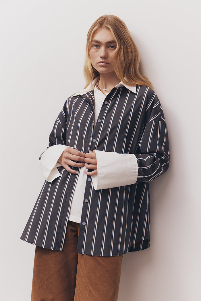 Opal Shirt Black/White