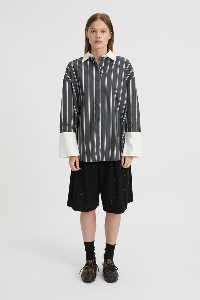 Opal Shirt Black/White