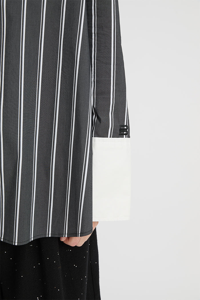 Opal Shirt Black/White